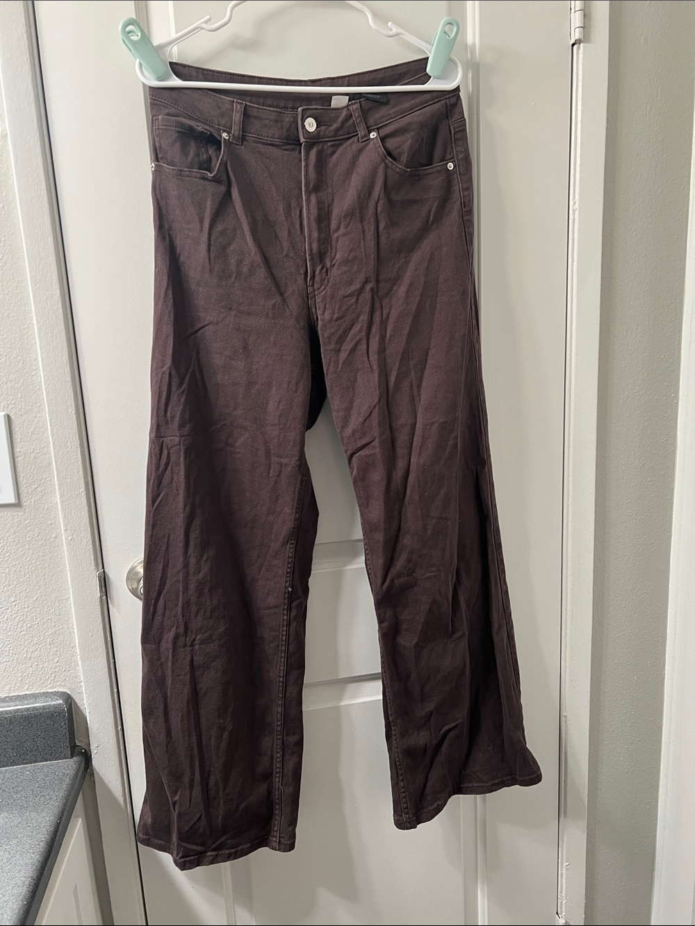 H&M Brown Wide Leg Pants